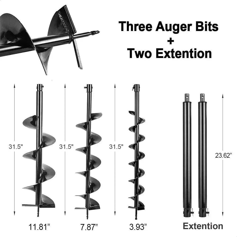 Post Hole Digger - -حفار ثقب آخر 72cc ثنائي الأشواط
