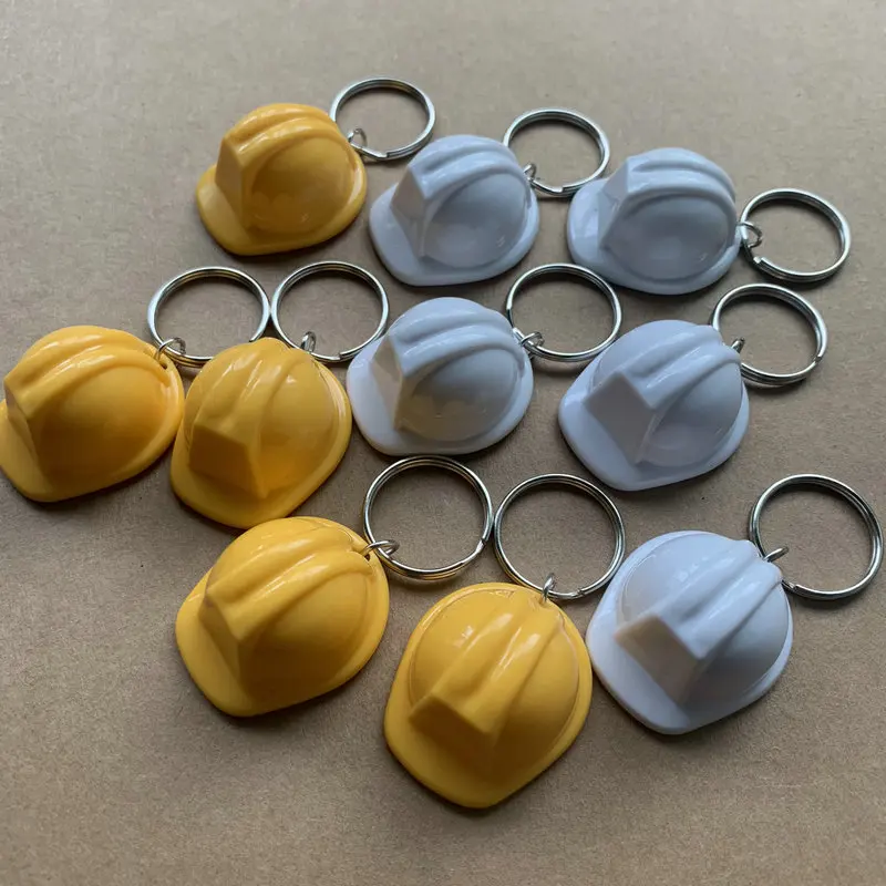 Heavy Equipment Keychain - سلسلة مفاتيح خوذة أمان ثلاثية الأبعاد