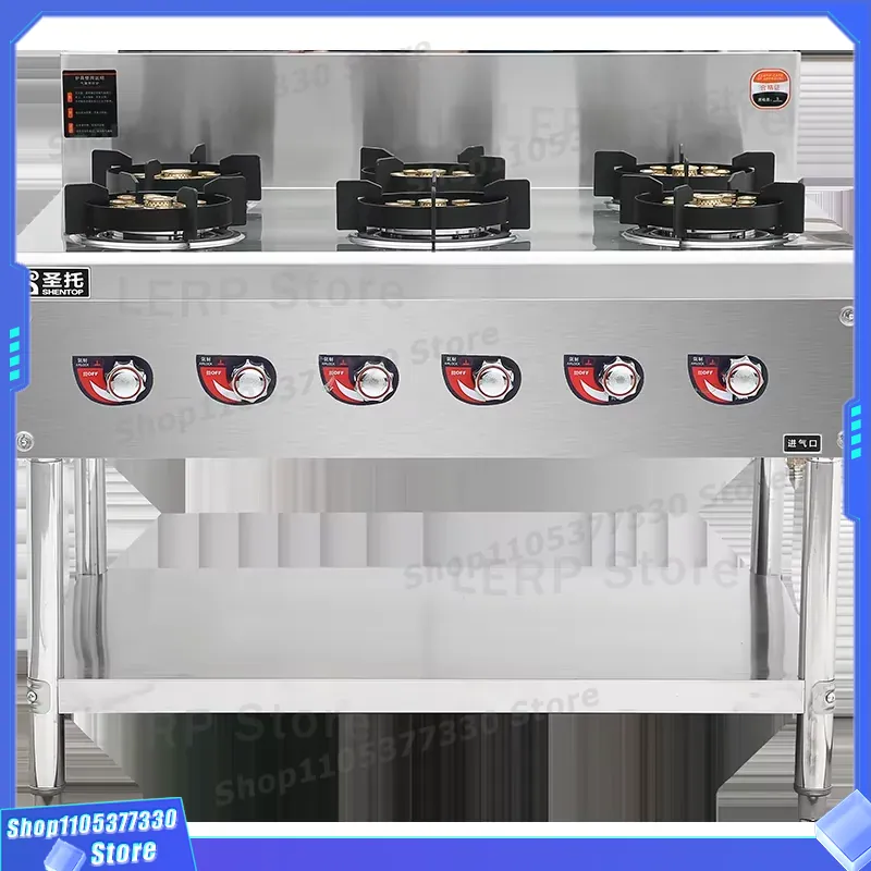 Heavy Equipment Kitchen - موقد غاز تجاري بـ 6 شعلات