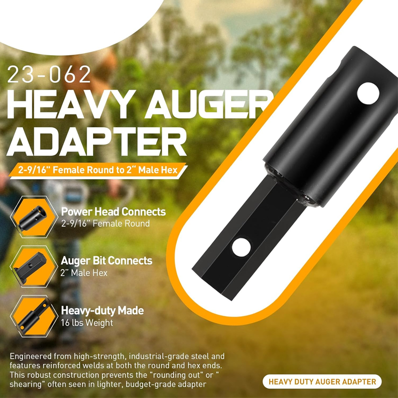 محول لقمة حفار من الفولاذ عالي - مراجعة Post Hole Digger وسعره