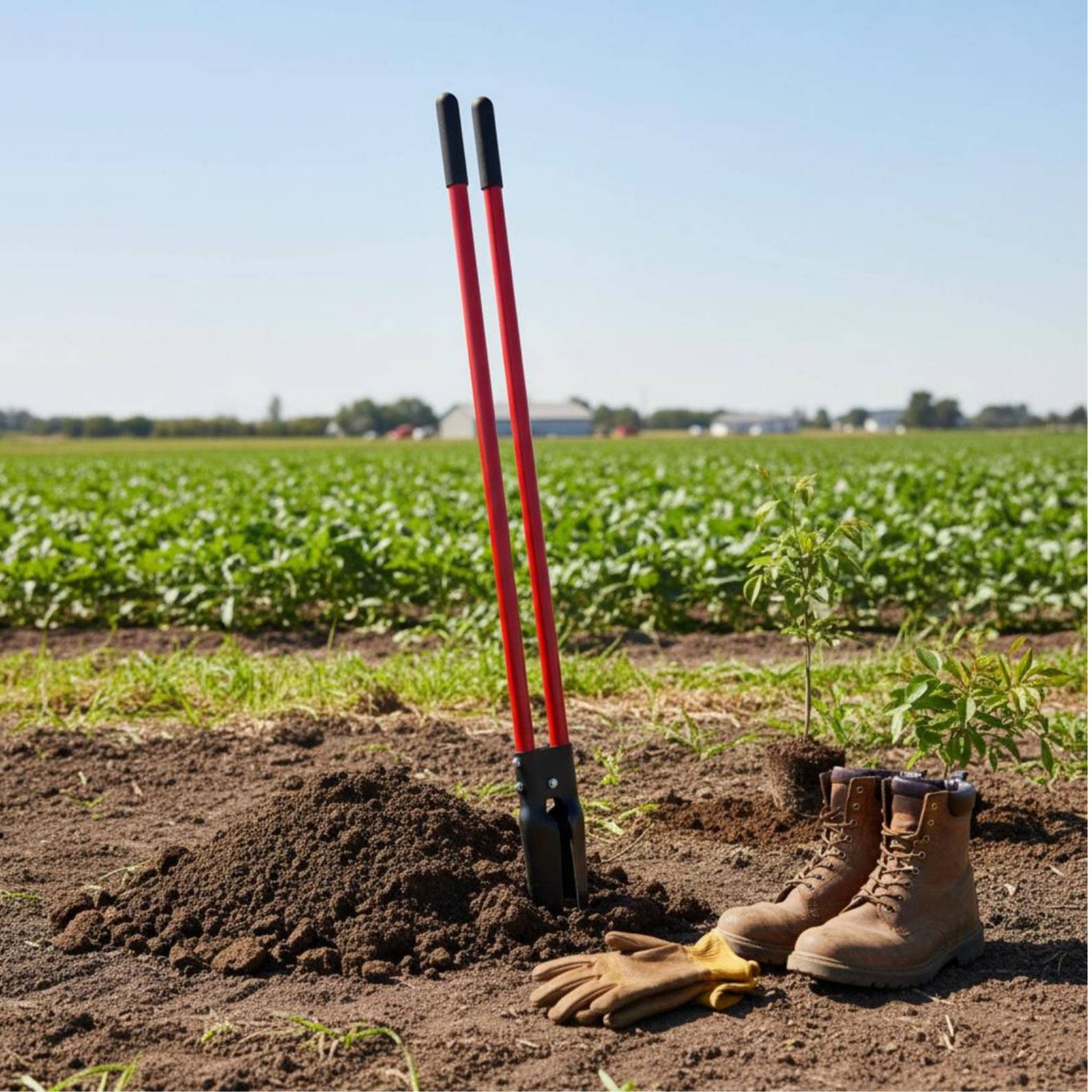 حفار ثقوب يدوي متين مكون من قط - مراجعة Post Hole Digger وسعره