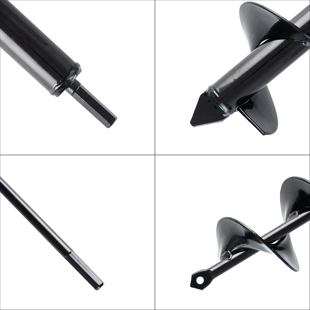 مجموعة من 3 رؤوس حفر أرضية صلب - مراجعة Post Hole Digger وسعره