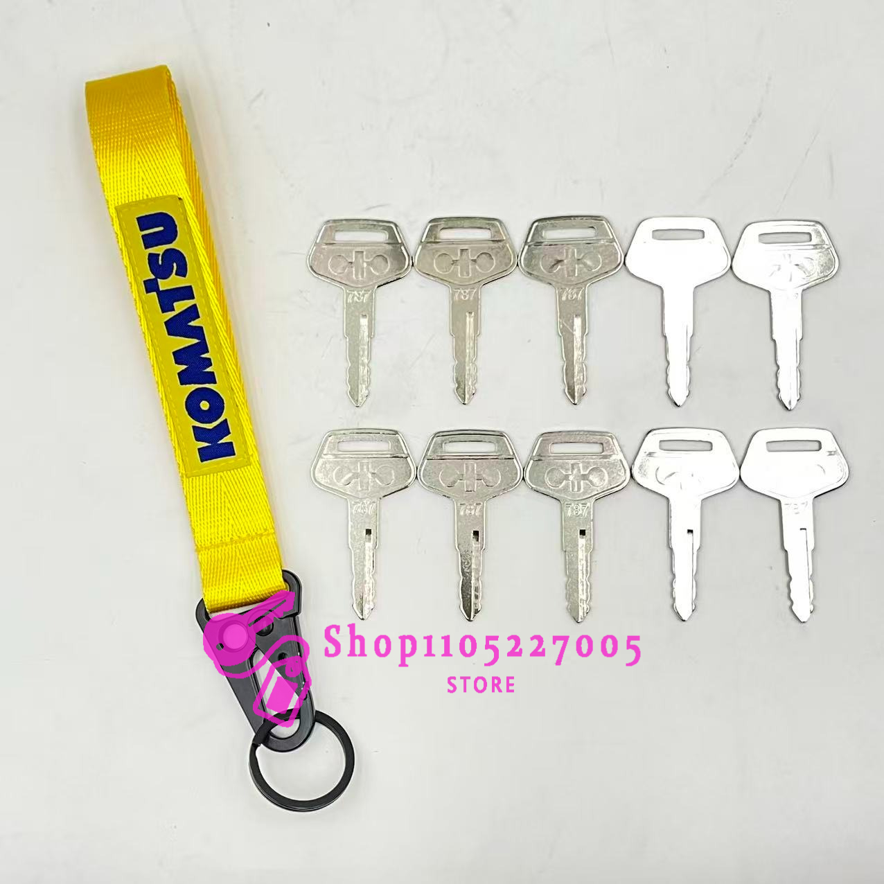 2/5/10 قطع مفتاح 787 لمعدات كو - مراجعة Heavy Equipment Keychain وسعره