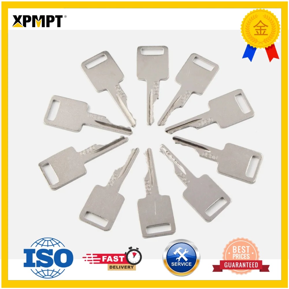10 قطع مفاتيح S331/S160 D250 ت - مراجعة Heavy Equipment Keychain وسعره