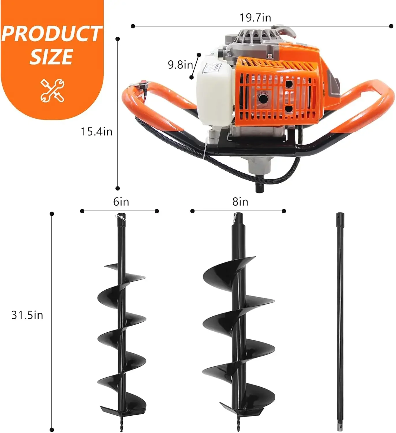 -حفار ثقب آخر مثقوب 72CC، حفار - مراجعة Post Hole Digger وسعره