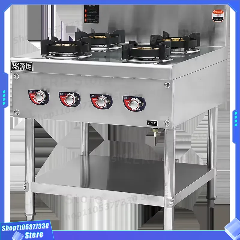 موقد غاز تجاري بـ 6 شعلات للمط - مراجعة Heavy Equipment Kitchen وسعره