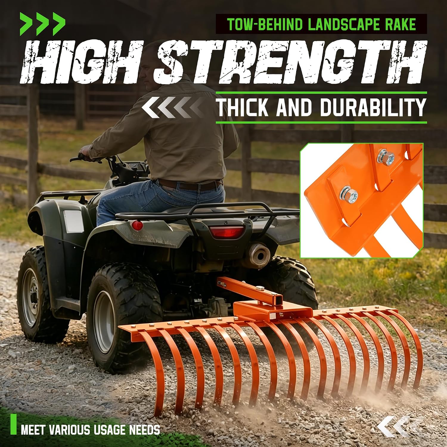 مجرفة حدائق قابلة للجر، أداة ح - مراجعة Heavy Equipment Landscaping وسعره