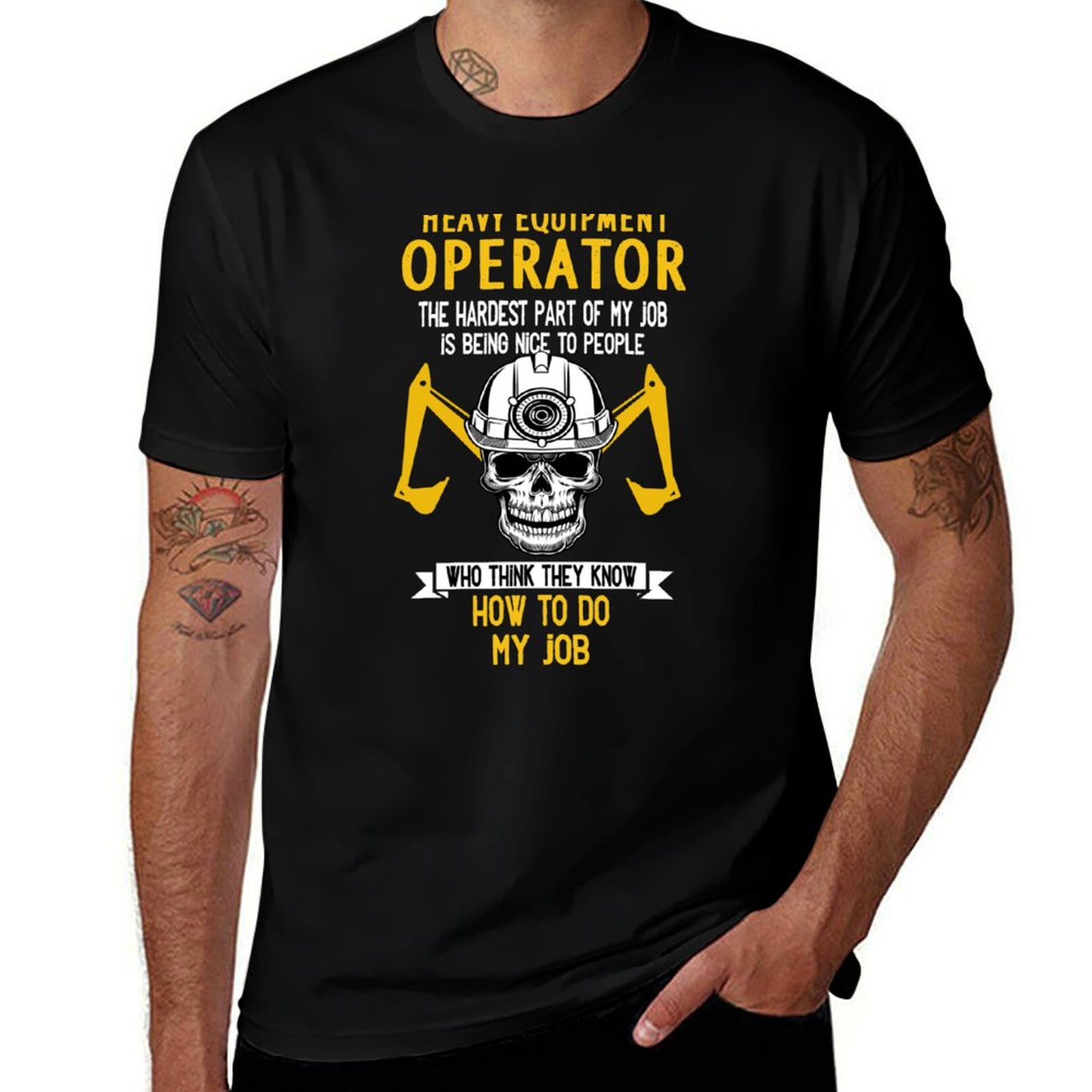 تي شيرت مضحك لسائقي المعدات ال - مراجعة Heavy Equipment Operations وسعره